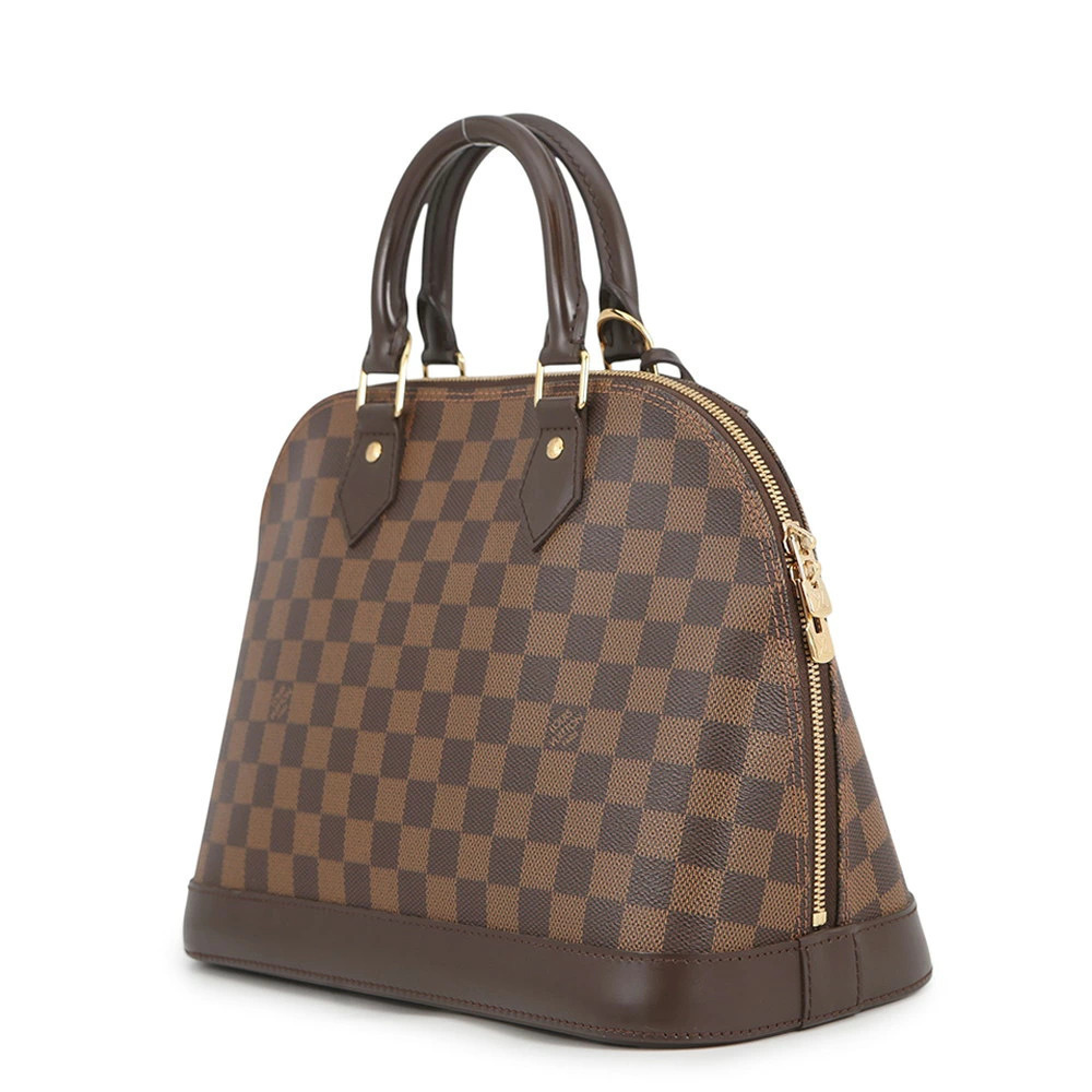 Louis Vuitton Damier Handbag Alma Brown Ebene Brown